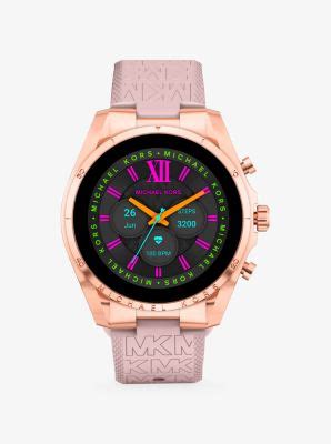 reloj inteligente bradshaw gen 6 en tono dorado rosa 